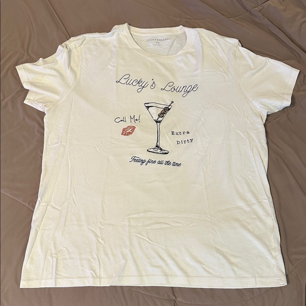 Lucky Brand “Lucky Cocktail” Graphic Sweatshirt – Size XXL - Picture 2 of 5
